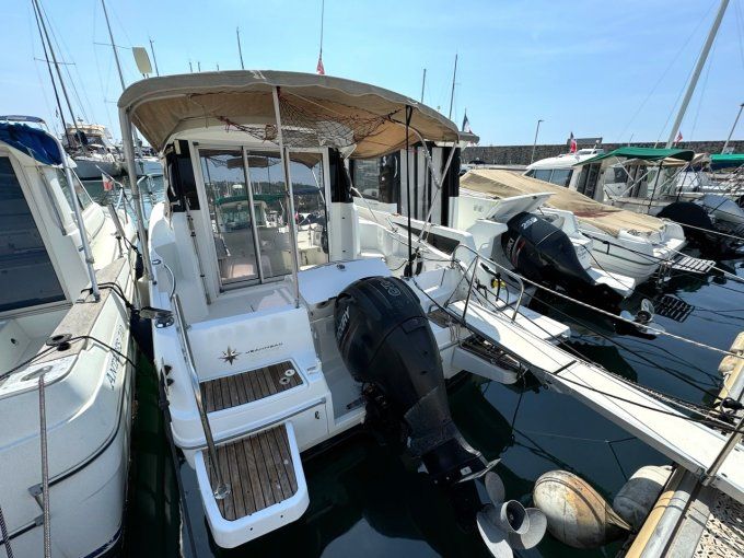 JEANNEAU MERRY FISHER 755 OCCASION BATEAU MOTEUR HORS BORD MERCURY